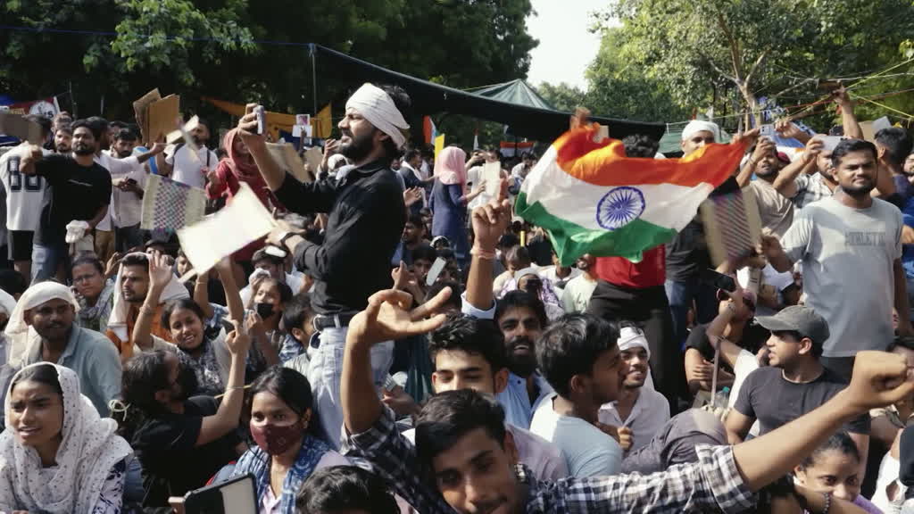 Students challenge Modi government over exam leaks 