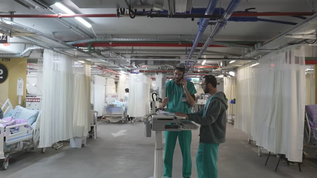 Inside Jerusalem's underground hospital ward
