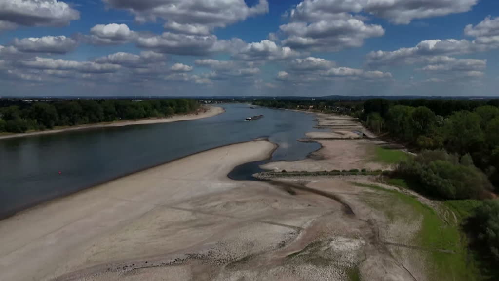 Germany's Rhine river hits a new low