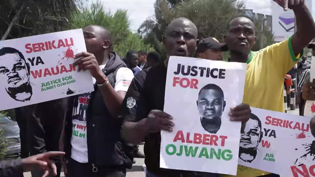Kenyans protest continued violence
