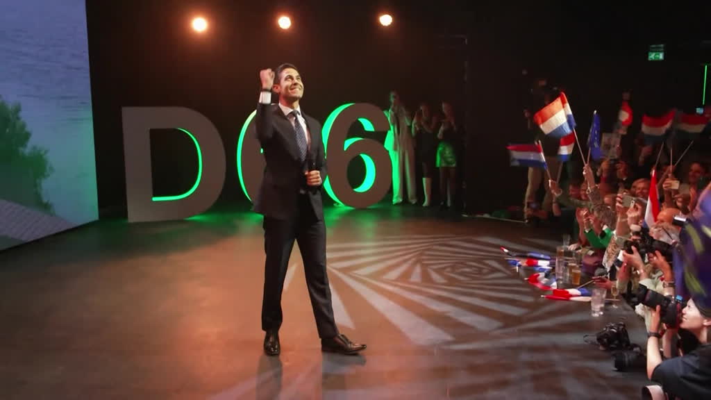 Centrist D66 party surges in Dutch general election