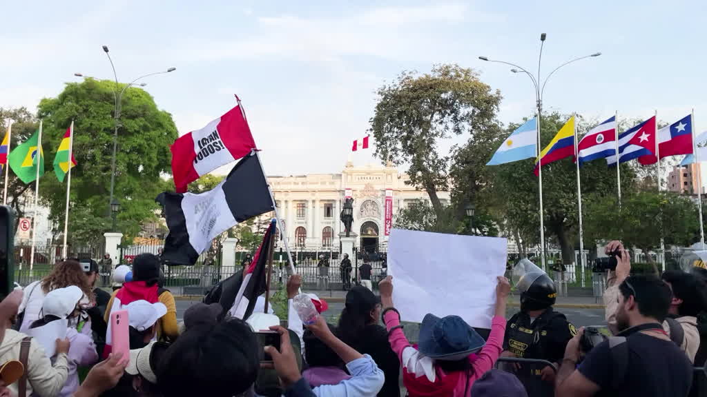 Protestas durante la cumbre de APEC en Lima