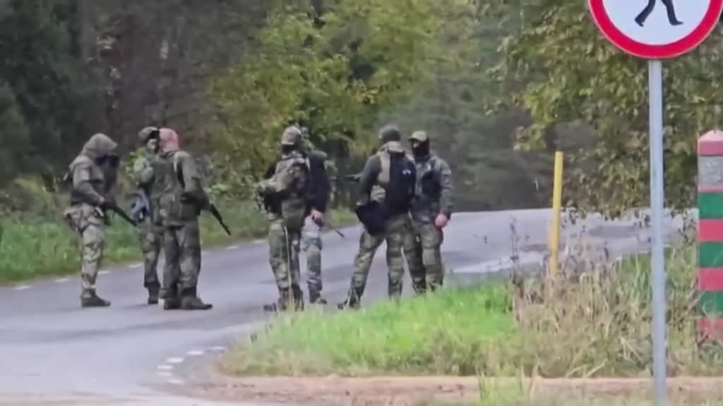 Russian troops seen on Estonian border raise NATO concerns