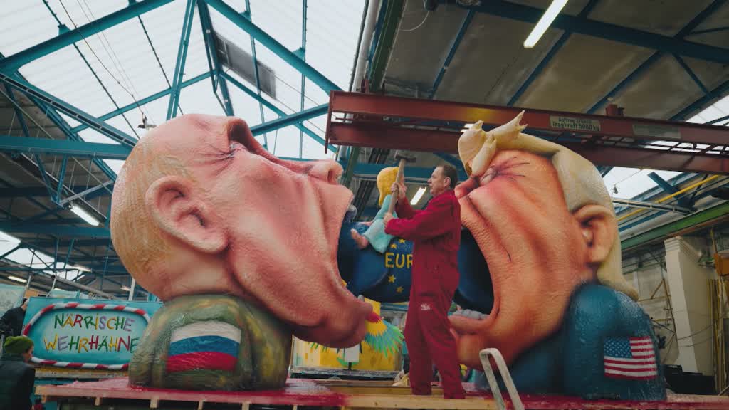 Artista alemán de carnaval acusado en Rusia por difamar a Putin