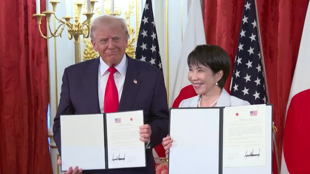 Trump promociona una alianza entre Estados Unidos y Japón al "nivel más fuerte" de la historia