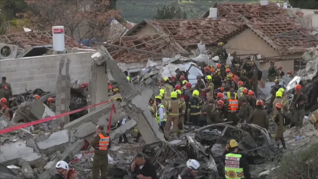 Misil iraní golpea barrio en Israel