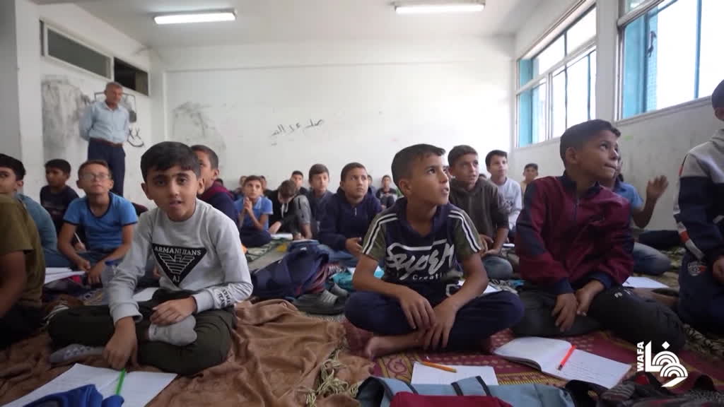 Gaza school children return to class after 2 years of war