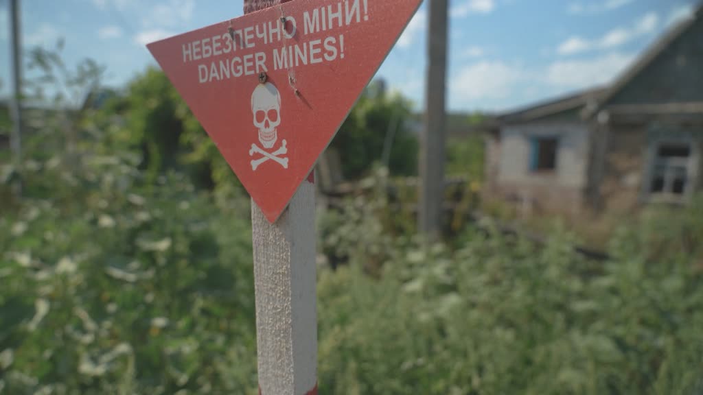Kamianka, el pueblo atrapado entre la devastación y las minas antipersona