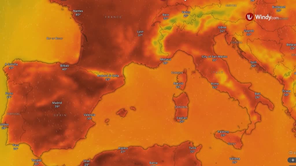 Europe records hottest June on record