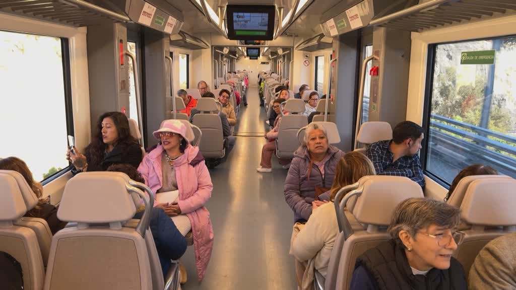 Culmina la obra del tren "El Insurgente" en Ciudad de México