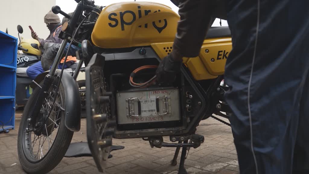 Kenya's motorbike taxis go electric as fuel prices surge