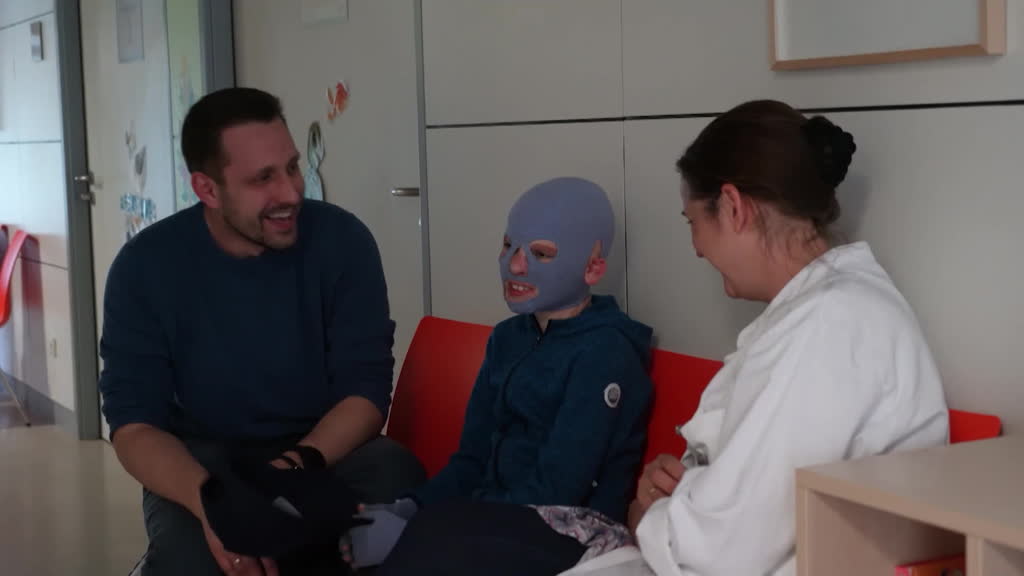 Injured Ukrainian boy recovers in Germany