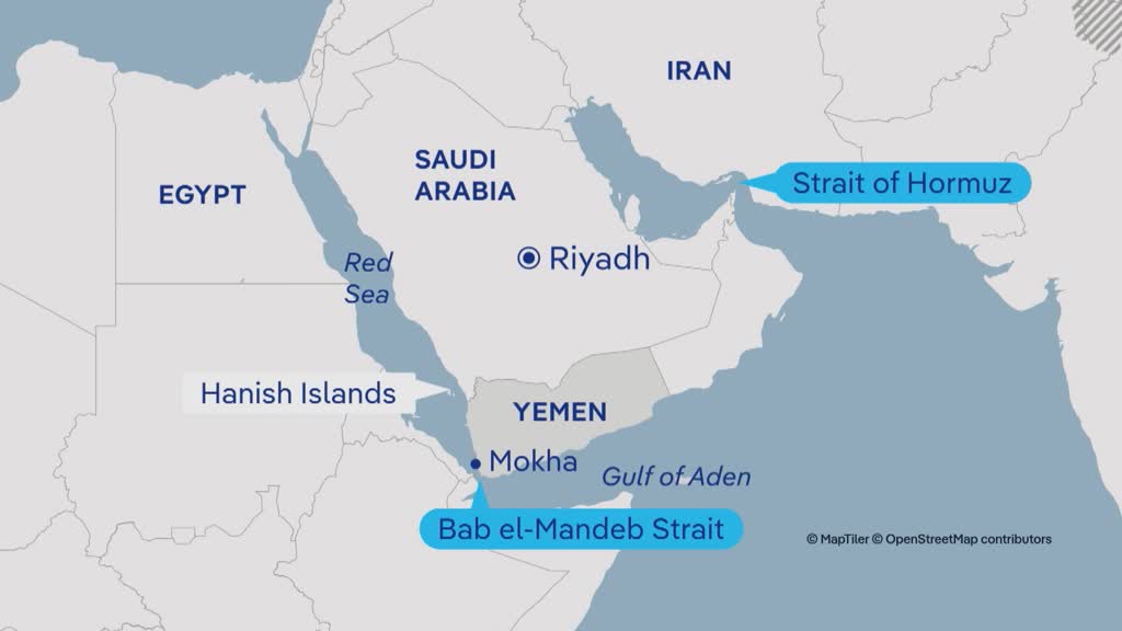 Houthi gains in Yemen threaten key Red Sea shipping route