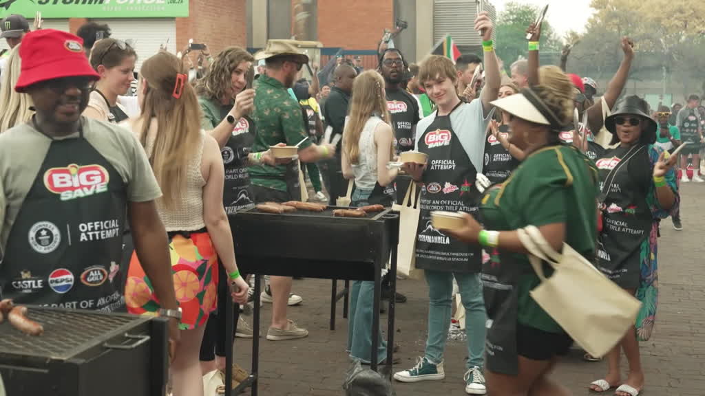 South Africa: World's biggest braai - barbecue