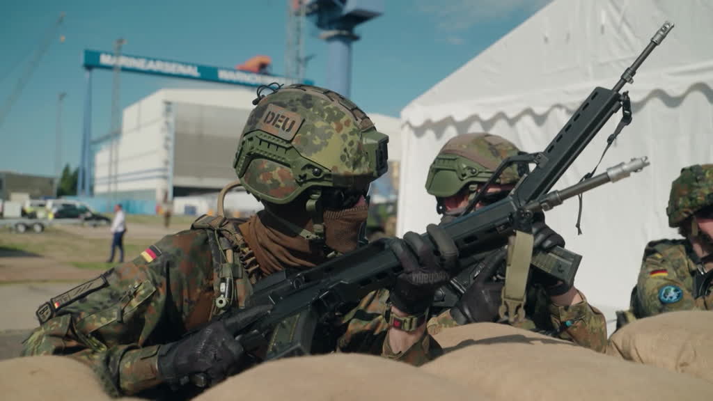 Germany's army trains to protect the Baltic Sea