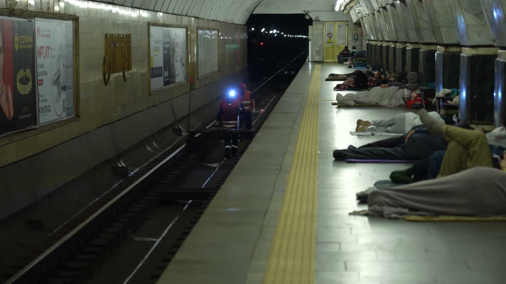 Kyiv by night: Sleeping in metro stations to survive