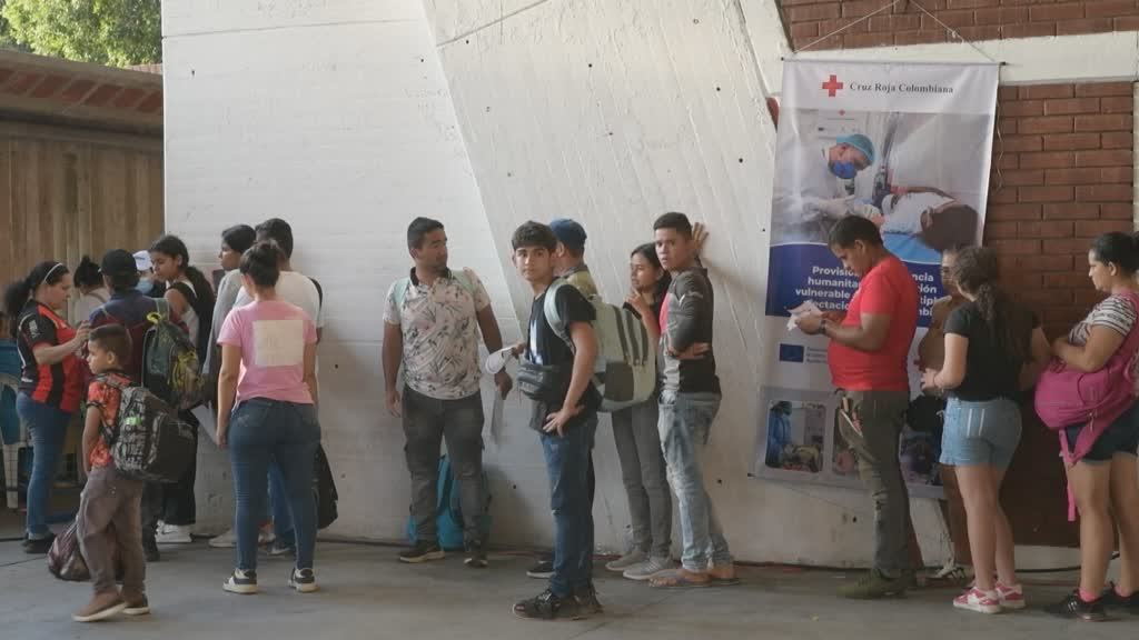 De agricultores a refugiados en Colombia